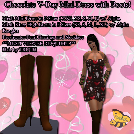 .:.FB.:. Choco VDay Mini Dress