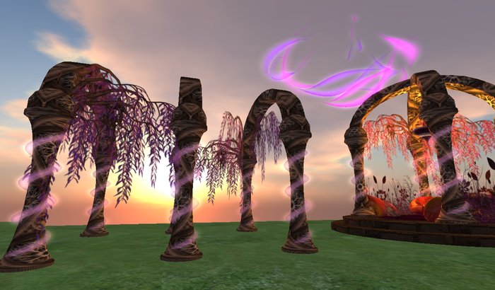 Romantic Pagoda & tunnel with oil lantern & cushions 