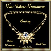 TST - AUDREY BLUE DIAMOND NECKLACE YG