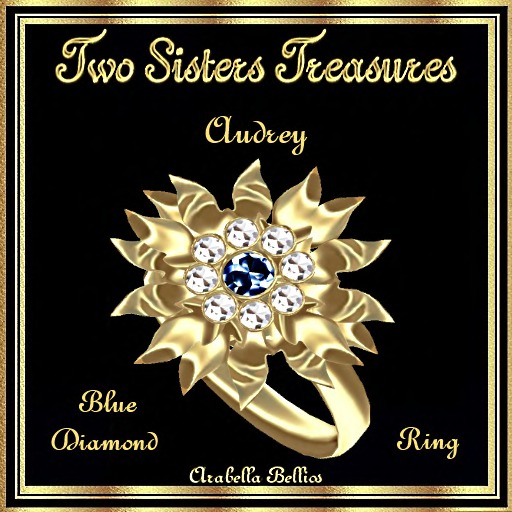 TST - AUDREY BLUE DIAMOND RING YG