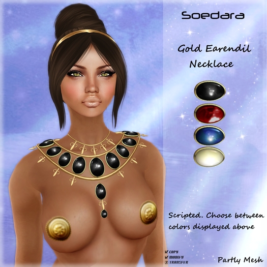 ~Soedara~ Gold Earendil Necklace Basics