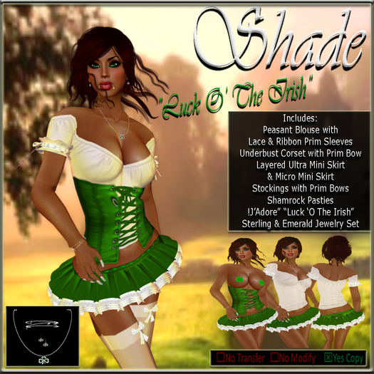 !SHADE! Designs "Luck 'O The Irish" Women's