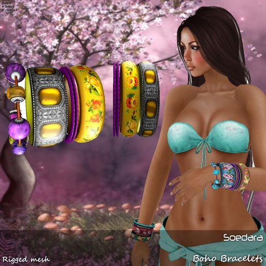 ~Soedara~ Boho Bracelets Yellow