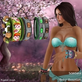 ~Soedara~ Boho Bracelets Metal Green
