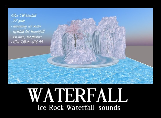 Ice Rock Waterfall & sounds