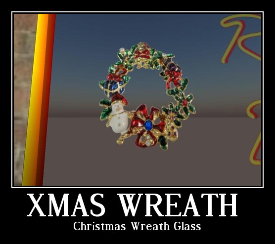 Christmas Wreath Glass  tagfantasy -