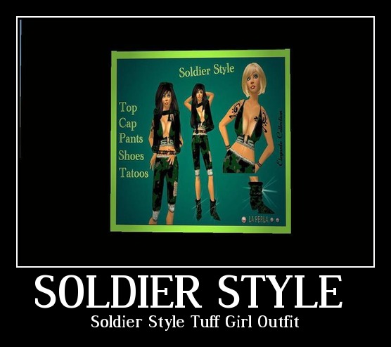Soldier Style -Tuff Girl Outfit -