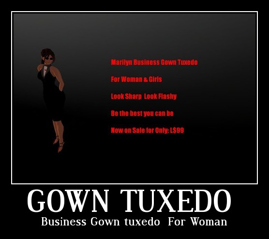 Marilyn Business Gown tuxedo - For Woman -