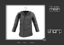 sharp by [ZD] - MESH - Pea Coat