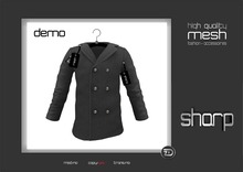 sharp by [ZD] - MESH - Pea Coat - DEMO