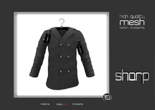 sharp by [ZD] - MESH - Pea Coat