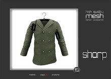 sharp by [ZD] - MESH - Pea Coat