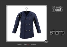sharp by [ZD] - MESH - Pea Coat