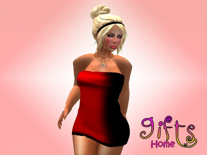 [GIFTS HOME] Tube Dress Red