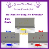 (La-Ti-Da) Paint Prank Set FAT PACK (Y, B, & R)