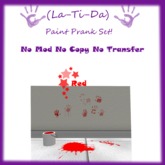(La-Ti-Da) Paint Prank Set RED