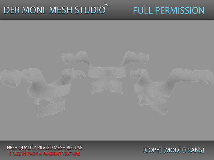 DER MONI FULL PERMISSION RIGGED BLOUSE 2