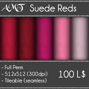 Second Life Marketplace - AMT Suede Reds