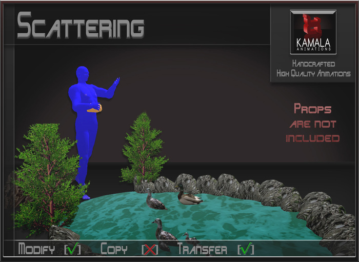 Chores Garden  *Scattering* Transferable Poseball