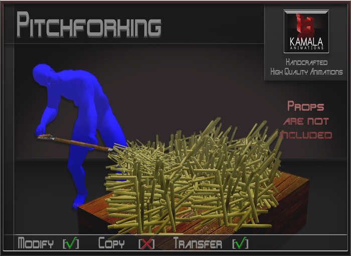 Chores Garden  *Pitchforking* Transferable Poseball