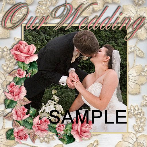 Boxed Our Garden Wedding Photo Album