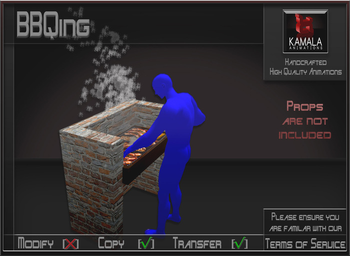 Chores Garden *BBQ ing* Animations for Builders