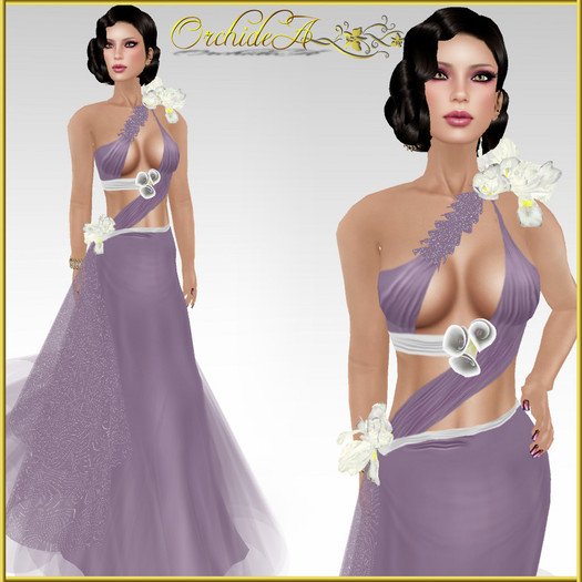 ** Orchidea** hypnotic parme mesh