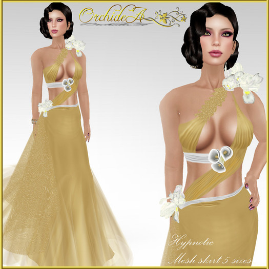 ** Orchidea**  hypnotic gold light mesh
