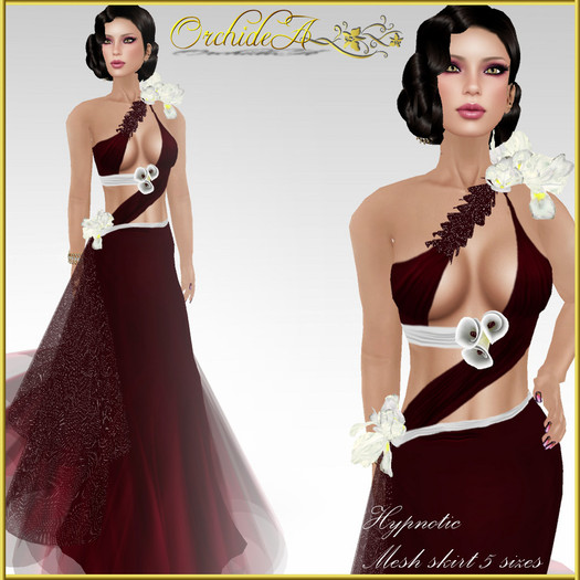 ** Orchidea**  hypnotic red mesh