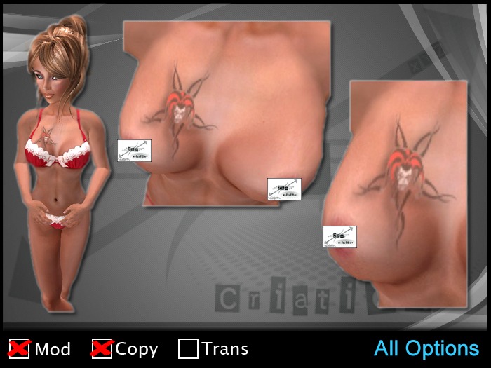 ZAW - Tattoo Tribal Bobo Corte Z1