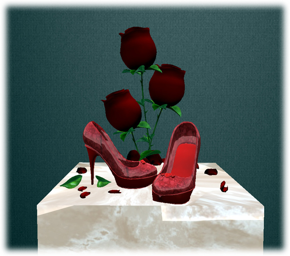 Pure Red Valentine Shoes - 10L