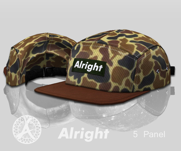  	[Alright] - 5 Panel Cap
