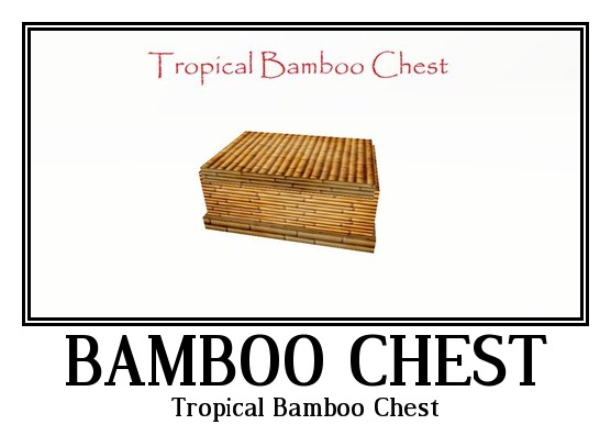 Tropical Bamboo Chest -