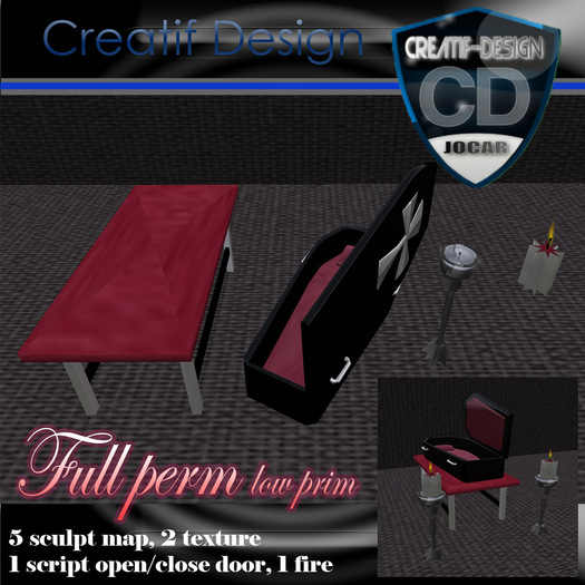 Coffin set full perm