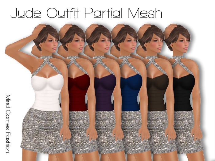 Mind Games Fashion - Jude Outfit Partial Mesh