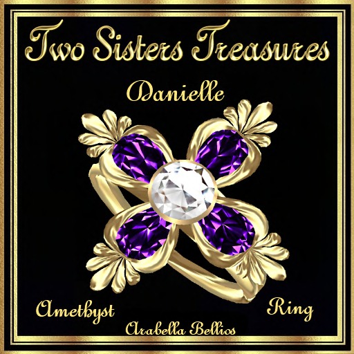 TST - DANIELLE AMETHYST RING YG