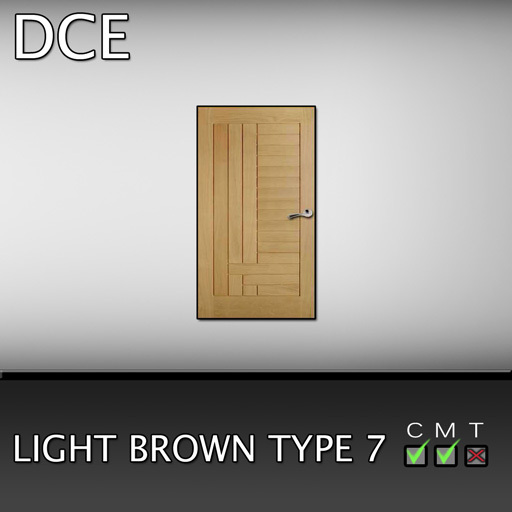 DCE Light Brown Door Type 7