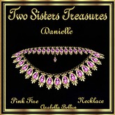 TST - DANIELLE PINK FIRE DIAMOND NECKLACE YG