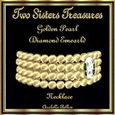 TST - DIAMOND EMERALD GOLD PEARL NECKLACE YG