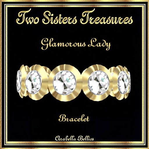 TST - GLAMOROUS LADY DIAMOND BRACELET YG