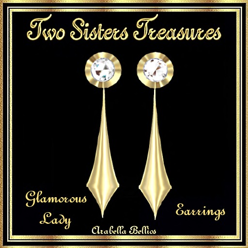 TST - GLAMOROUS LADY DIAMOND EARRINGS YG