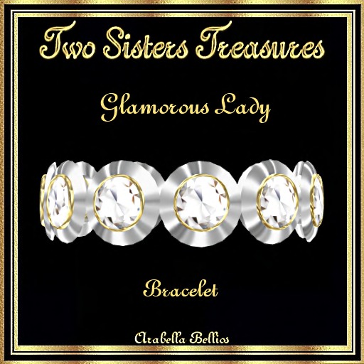 TST - GLAMOROUS LADY DIAMOND BRACELET SILVER