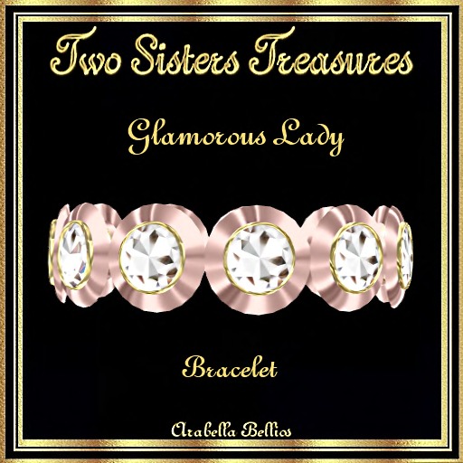 TST - GLAMOROUS LADY DIAMOND BRACELET ROSE GOLD