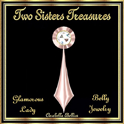 TST - GLAMOROUS LADY DIAMOND BELLY JEWELRY ROSE GOLD