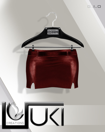 ::::Suki:::: Gio Leather Skirt [red]