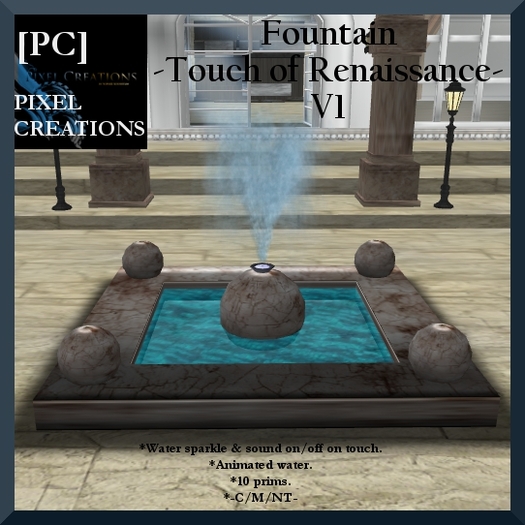 [PC] TOUCH OF RENAISSANCE FOUNTAIN V1 (Boxed)