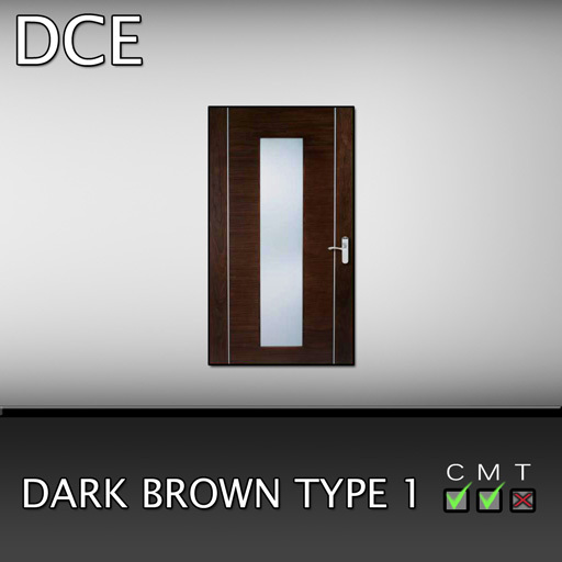 DCE Modern Brown Door Type 1
