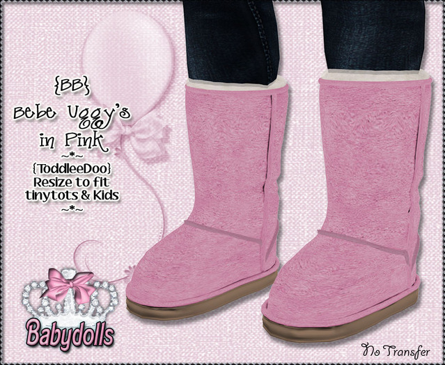 {BB} Bebe Uggy's in pink