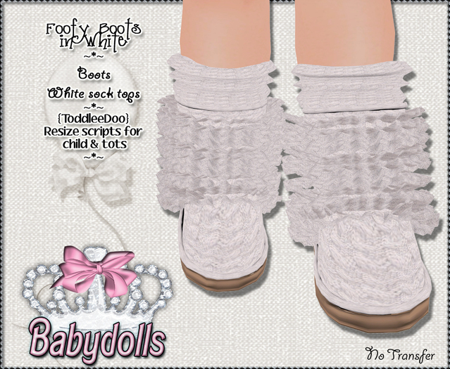 {BB} Foofy Boots in pink