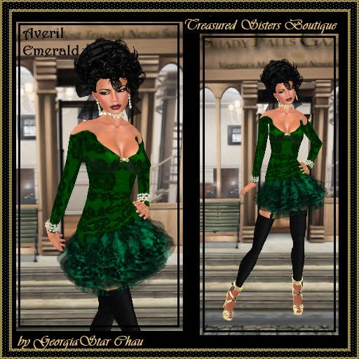 GSC Averil Emerald Dress